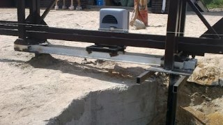 Купить сваи для ворот в Фурманов. Заказать ворота на сваях под ключ от 22071 руб